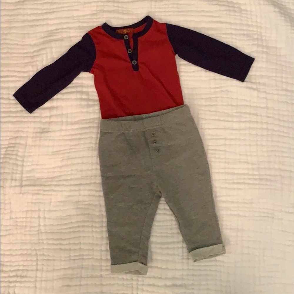 7 For All Mankind baby boy outfit